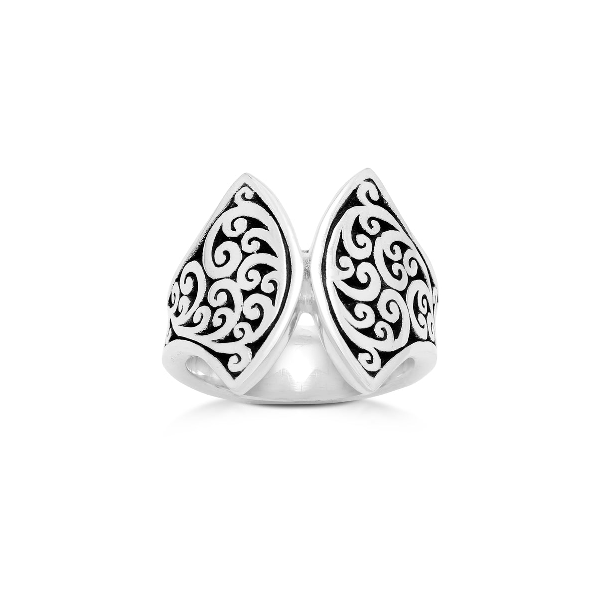 LH Scroll Butterfly Ring