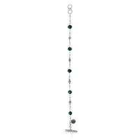 Blue Pearl & LH Scroll Beads with Delicate Single Strand  Bracelets
