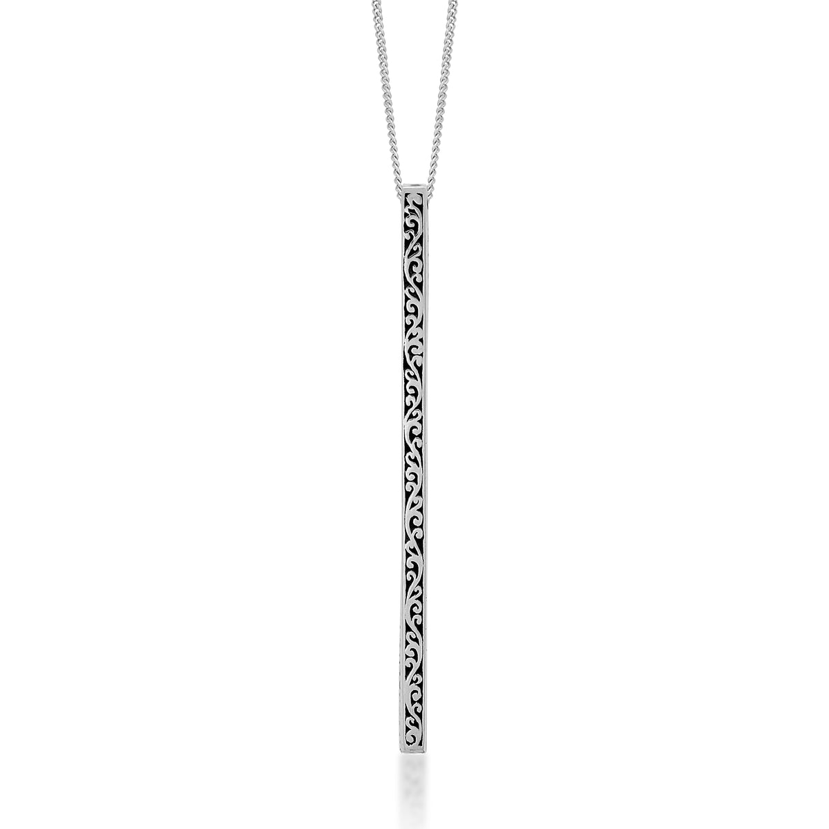 Classic Vertical Stick Pendant Necklace - Lois Hill Jewelry