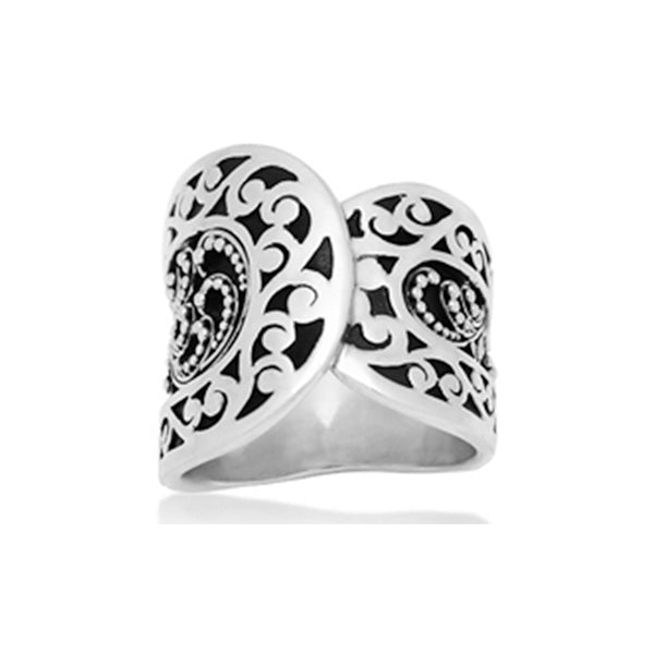 Cutout and Granulation Scroll Overlap Ring