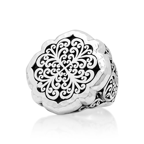 Geometric Scroll Ring - Lois Hill Jewelry