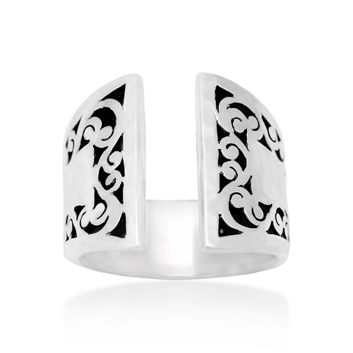 Sterling Silver Open Tapered Ring - Lois Hill Jewelry