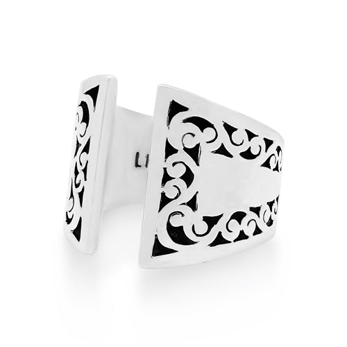 Sterling Silver Open Tapered Ring - Lois Hill Jewelry