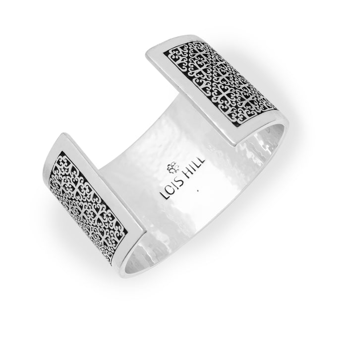 LH Wide Geometric Scroll Pattern Cuff (37 * 59mm)
