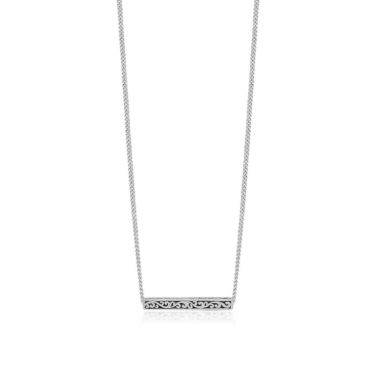 Cutout Bar Necklace