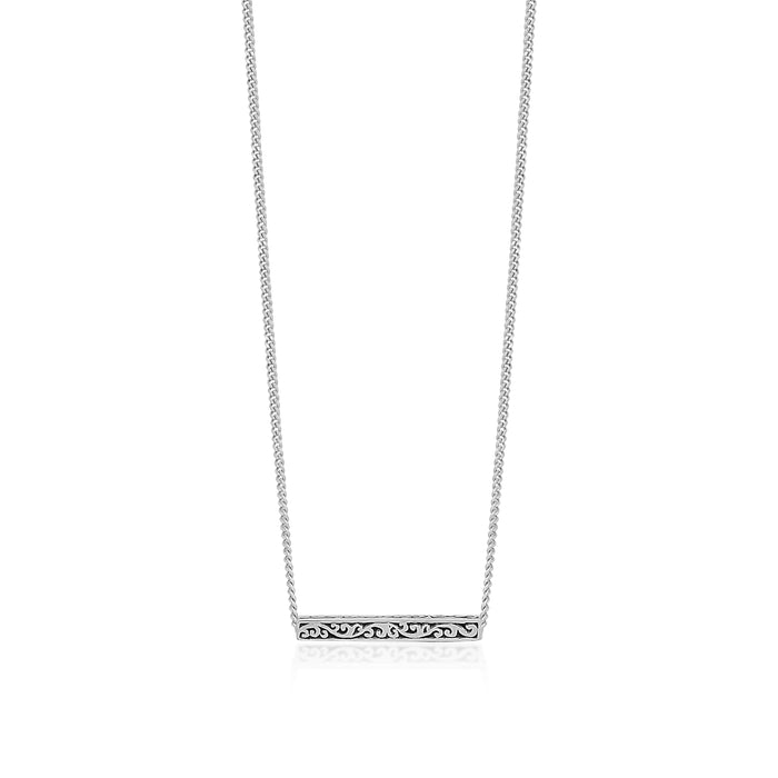 Cutout Bar Necklace
