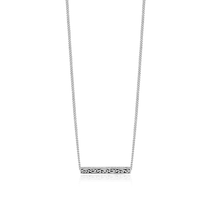 Cutout Bar Necklace