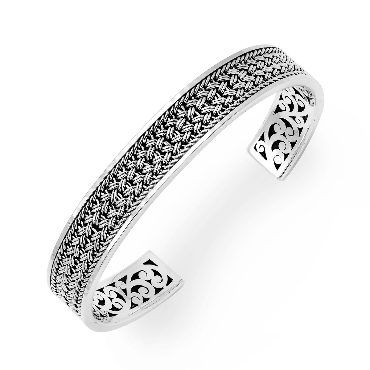 LH Woven with Scroll Edges Cuff