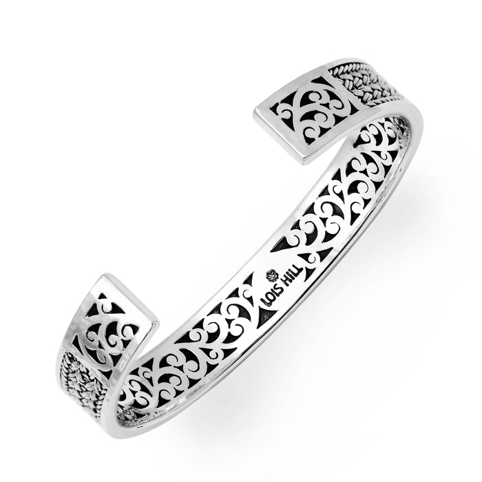 LH Woven with Scroll Edges Cuff