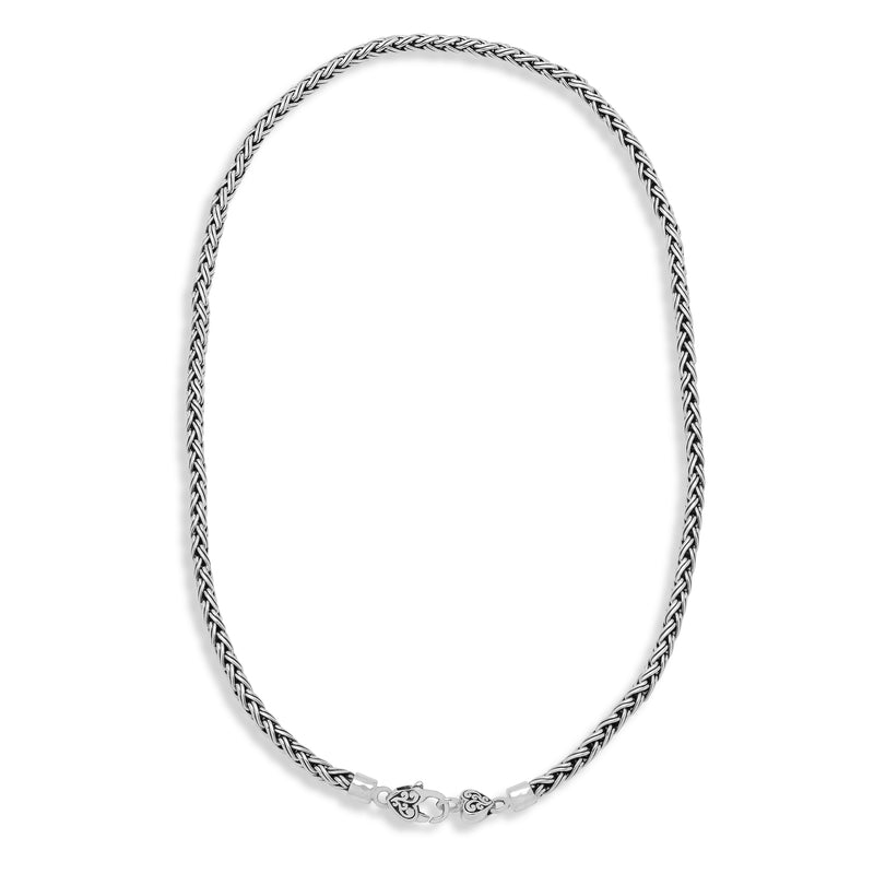 Lois by Lois Hill 2nd Century Hand Woven Chain with Heart Shaped Closure - Lois Hill Jewelry