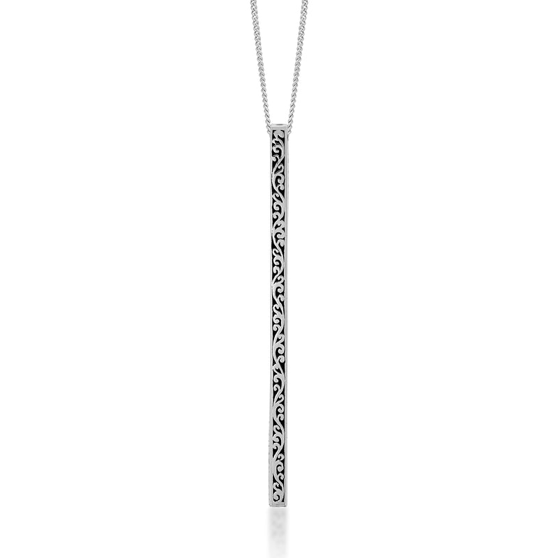 Classic Vertical Stick Pendant Necklace - Lois Hill Jewelry