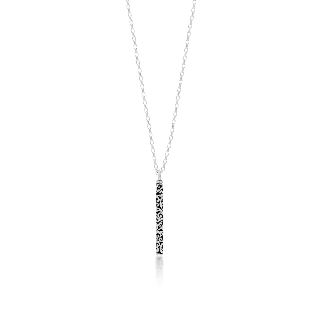 Vertical Bar Pendant Necklace - Lois Hill Jewelry