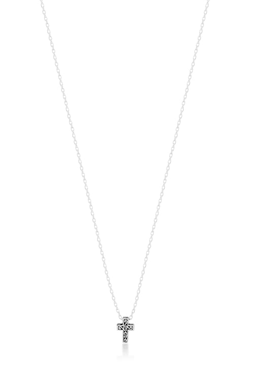 Mini Cutout Cross Necklace - Lois Hill Jewelry