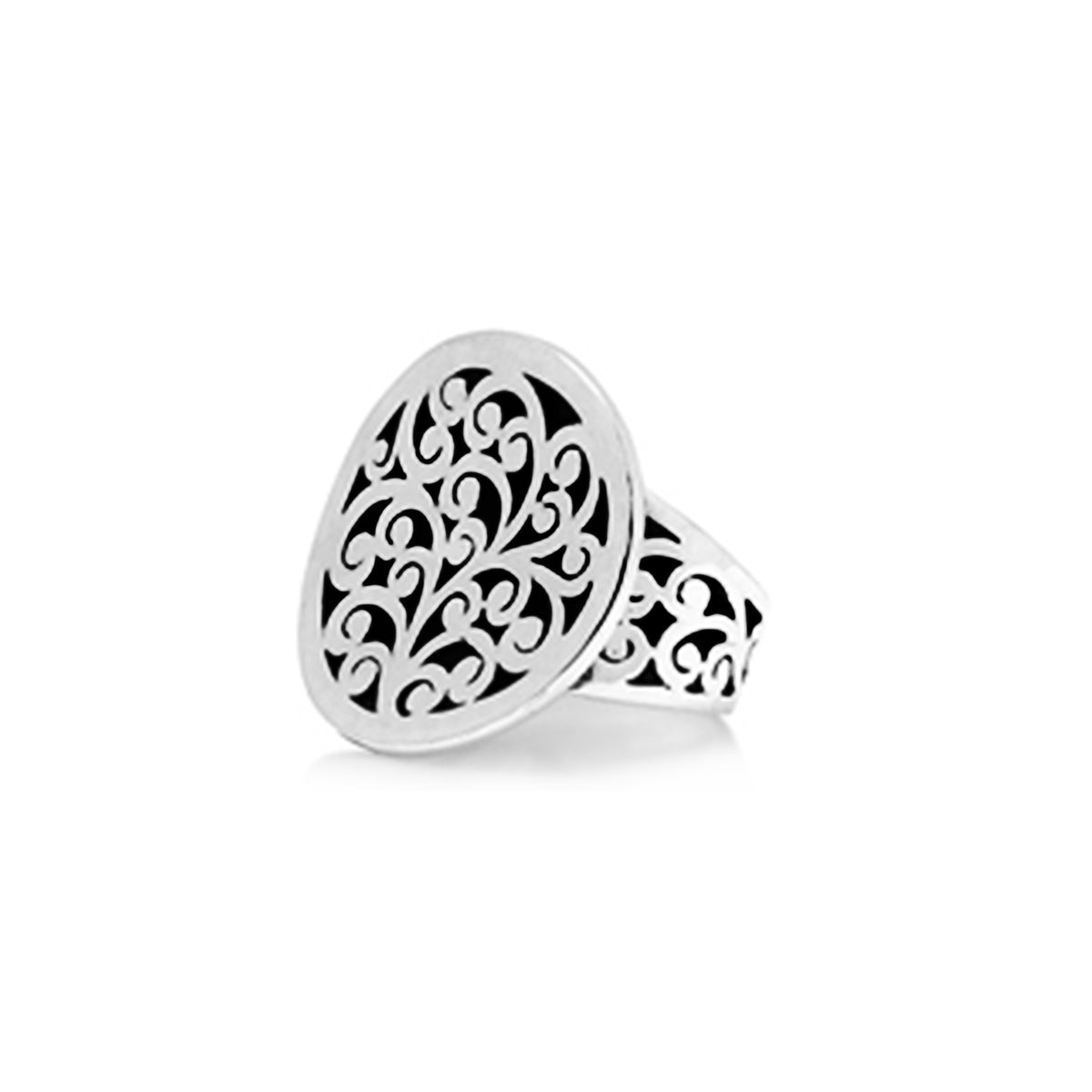 Classic Concave Small Round Cutout Ring - Lois Hill Jewelry