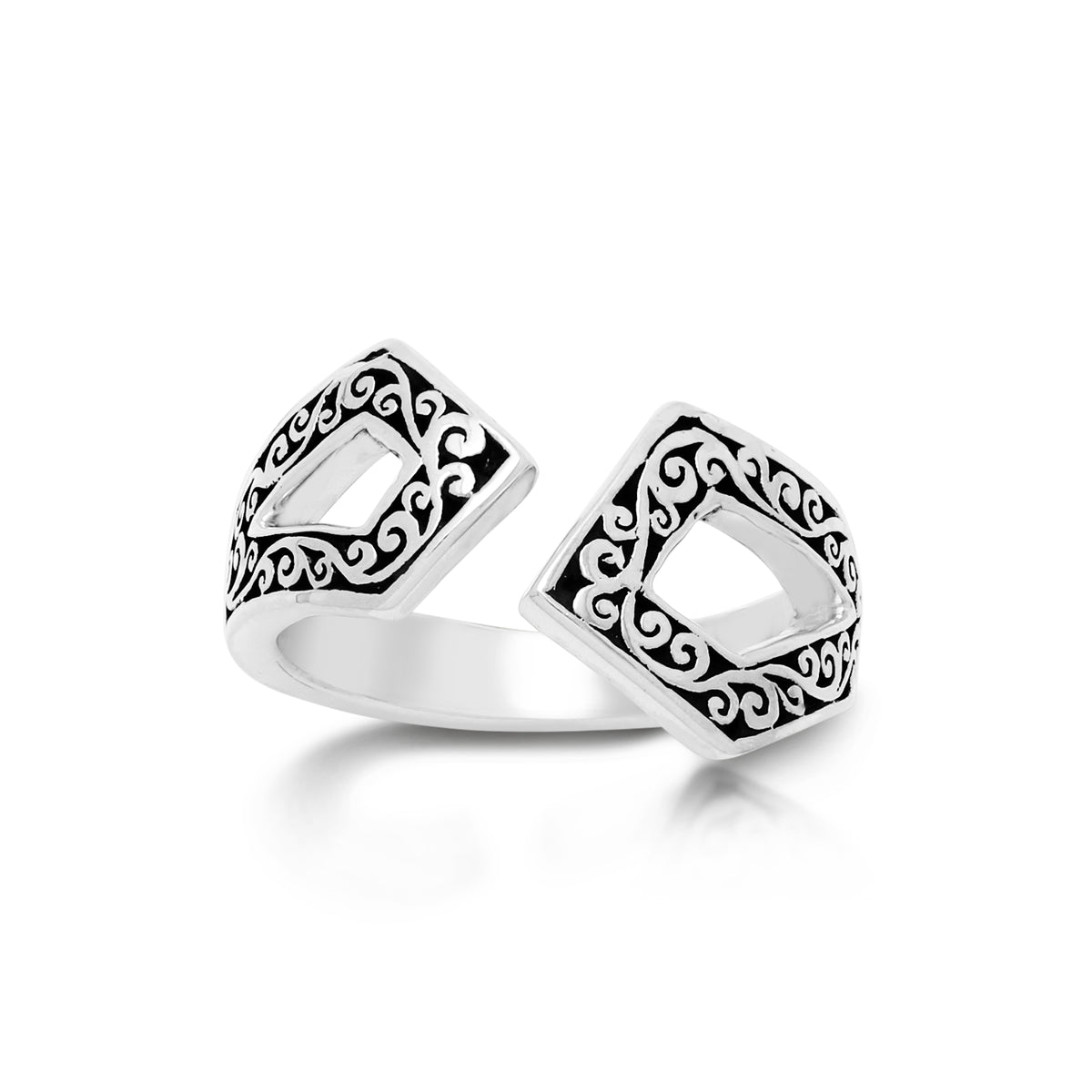 Open Delicate Signature Scroll Ring - Lois Hill Jewelry