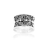 Classic Granulated Alhambra Ring - Lois Hill Jewelry