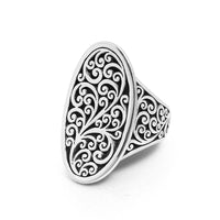 LH Classic Scroll Saddle Ring