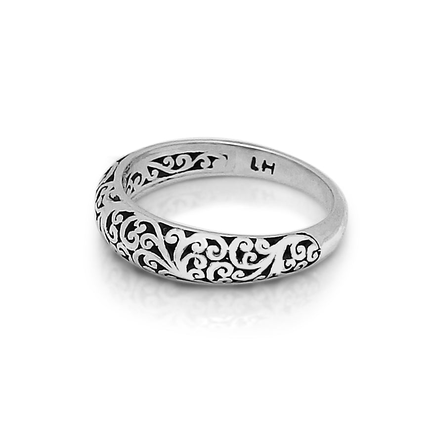 LH Classic Signature Scroll Ring (5mm)