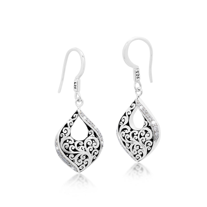 Open Drop Cutout Earrings